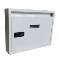 passwords Lock Mailbox Secure Wall Mount Mailbox Outdoor Use Metal Mail Box for Front Door