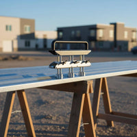 Edge Roller Adjustable Width Sheet Metal Seam Roller Rust-Resistant Sheet Metal Folding Tool for Metalworkers, Workshop