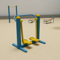 Dollhouse Fitness Equipment Scene Prop Dollhouse Gym Accessory Realistic Design Miniature Fitness Equipment Model
