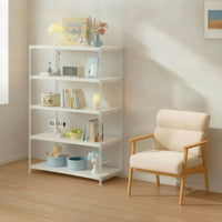 Rust-Resistant 5-Tier Storage Rack Steel Utility Shelving Unit Heavy Duty Metal Shelving Unit Open-Frame for Balcony, Kitchen, Living Room