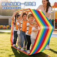 Rainbow Team Building Game Mat for Outdoor Activities
