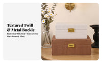 Elegant Woven Jewelry Box