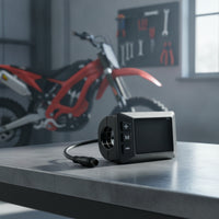 Streamlined Motorcycle Instrument Display Rectangular Motorcycle Screen with Buttons