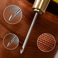300m Shoe Repair Thread Strong Polyester Sewing Line for Leather Craft Upholstery with Awl Set