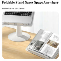 Foldable Design Adjustable literary Easel Multi-Functional Adjustable Display Prop Multifunctional Book Holder Handshands-off for Children, Students, Professionals, Bedroom, School, Desk, Office