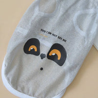 Dog Shirt and Tank Top for Small Corgi, Breathable Polyester Mesh Dog Vest with Cartoon Print, Pull-on Pet Vest for Refreshing Relief 142