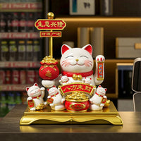 2026新款招财猫摆件开业礼物生意兴隆猫自动招手店铺收银台装饰品