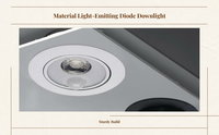 Motion sensor LED ceiling light