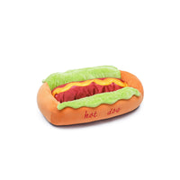Hot Dog Shaped Pet Bed for Medium Dogs, Washable, Indoor Use
