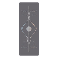 Exercise Mat Non-Slip Exercise Mat with Rubber Base Cushioned for Yogis, Dancers