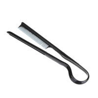 Spring-Loaded Clasp-Style Hair Comb Washable V-Shaped Hair Comb Lightweight Compact for Women, Blow Drying, Home Grooming