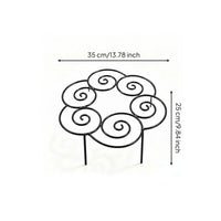 Metal Plant Support Hoop Reusable Plant Support Hoop Stem Protection for Garden