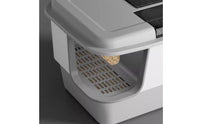 Hooded Cat Toilet Enclosure Anti-Splashing Fully Enclosed Cat Toilet Enclosure Upgraded Pet Supply for Living Room