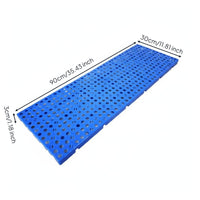 Ventilated Pallet Board Wear Resistant Storage Deck Anti-Slip Heavy Duty Grid Mat for Basement