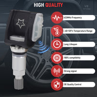 4-Piece Tire Pressure Monitoring Sensor Set for Mercedes-Benz