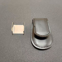 铝制方形皮带扣式巧克帽金属巧克夹套装台球杆巧客粉配件桌球用品
