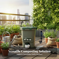 Bokashi Composting Bin Airtight Closure Fermenting Compost Container Kitchen Compost Container Odorless Kitchen Food Waste Bin