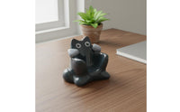 Black Cat Dice Holder Portable Cute Cat Dice Stand Charming Art for Desk Decor