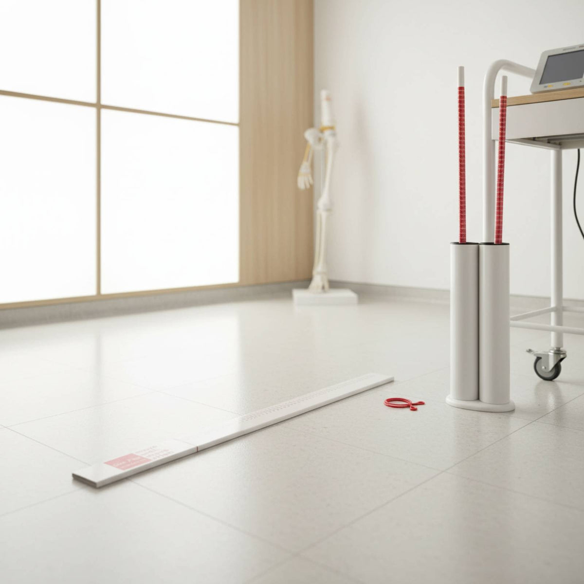 Functional Movement Screening Kit Red White Black Ybt Screening Kit Measuring Board Set Marked Scale Lines