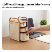 Multi-Drawer Cosmetic Case Japanese and aesthetic Desk Organizer adaptable for Vanity