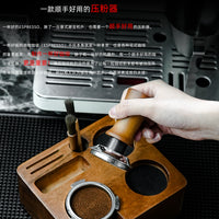 304不锈钢51/53//58MM弹力水平咖啡压粉锤弹力系列咖啡机压粉锤