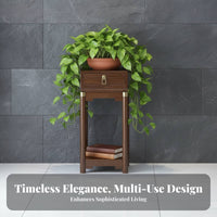 Flower Pot Holder Chinese design Design Display Rack Floor-Standing Stable frame for Indoor Gardeners, Homeowners, Balcony