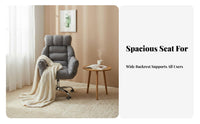 Upholstered Armchair with Footrest Reclining Rearrest Upholstered Recliner with Footrest Luxuriously Padded Paddinging Padded