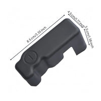Embossed Minus Symbol Negative Battery Terminal Cover Side Cutout Battery Negative Terminal Cap Molded Vehicle Hardware Rectangular