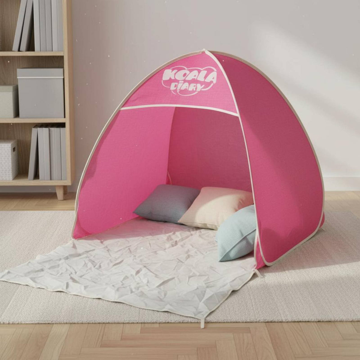 Foldable Children's Playhouse Private Base Foldable Kids Playhouse Portable Quick-Setup Play Tent for Children and Girls, Young Children, Playroom