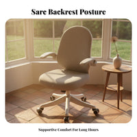 Adjustable Ergonomic kids' Chair Stable Base Student Seat Breathable Fabric