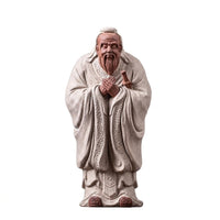 Scholar Figurine Traditional Ceramic Figurine Zen for Study