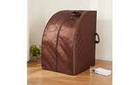 Quick Heating Single Person Infrared Sauna Easy Assembly Infrared Sauna Box Two-Way Zipper Foldable Sweat Steamer Box