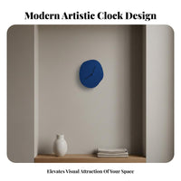 Silent Crystal Wall Clock Non-Ticking Modern Minimalist Clock Decorative for Living Room, Bedroom, Office
