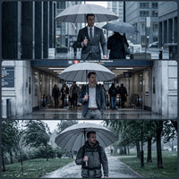 Long-Handle Umbrella Auto-Open Automatic Umbrella Wind-Repelling for Commuters, Business Professionals, Daily Commute, Travel