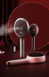Electric Massage Comb with Vibration and Red Light Therapy