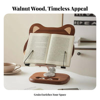 Adjustable Wooden Bookrest Multi-Functional Adjustable perusing Tray Handshandscomplimentary