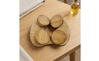 Sauna Headrest Pillow Handmade Sauna Headrest Natural Wooden for Steam Room