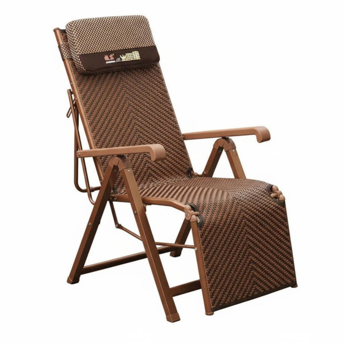 Weightless Recline Chair Adjustable Recline Folding Recliner Lies Flat for Homeowners