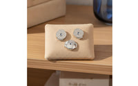Replacement Earring Back with Silicone Insert Polished Disc Earring Back Non-Slip Fastener Comfortable for DIY Jewelers