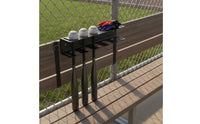 baseballs rod Wall Mount Space Saving Wall Mount baseballs rod Holder Easy to Install Dugout Organizer Rack for Coaches, Sports Fans, Garage