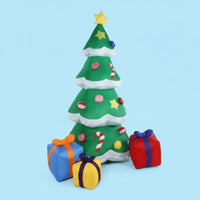 Outdoor Inflatable Tree with Gift Boxes Festive Inflatable Christmas Tree Giant Yard Decoration for Lawn, Garden