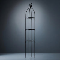 Indoor Plants Garden Trellis for Climbing Vines, Durable Plastic Plant Support and Garden Obelisk, Decorative Finial Plant Stakes, Sweet Pea
