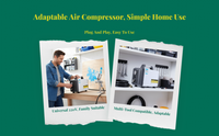 Ultra-quiet oil-free air compressor