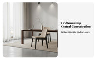 Upholstered Dining Armchair Minimalist Design Upholstered Armchair Nordic Aesthetic Ergonomic Backrest for Adults