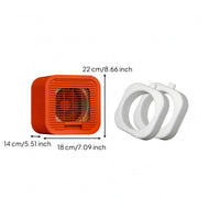 Ice-Crystal Fan High-Velocity-Style Desktop Cooling Fan Front Grille