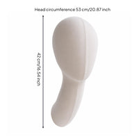 Mannequin Head with Long Neck Easy to Clean for Retailers, Hairpiece Stylists