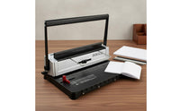 34 Hole Paper Puncher Compact Design Double Loop Wire Binder Construction Wire Binding Machine for Teachers