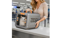 Airline Pet Carrier Sturdy Hard-Sided Pet Carrier Spacious Interior