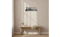 Wall-Mounted Key Holder Modern Wall Key Holder with Hooks Space-Saving for Foyer
