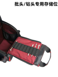 nakioo Rotating Quick-Release Electrician Tool Bag Portable Tool Organizer Belt Waist Bag